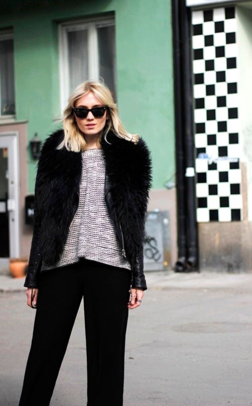 Le Fashion: Fur + Leather